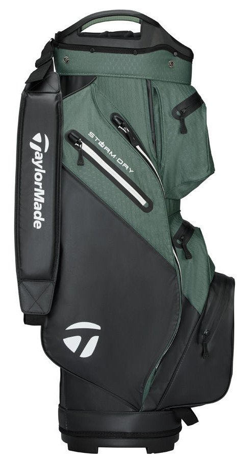 TaylorMade Storm Dry cart bag, černý/dark sage