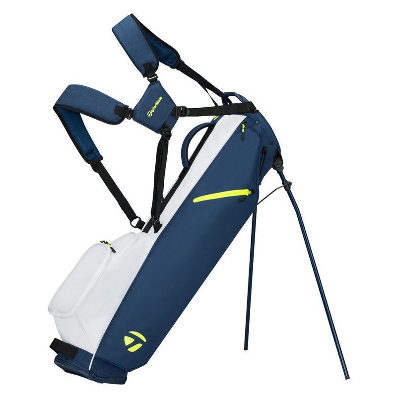 TaylorMade Flextech Carry stand bag, modro/bílo/limetkový