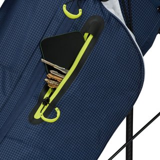 TaylorMade FlexTech Super Lite stand bag, tmavě modro/bílo/neon limetkový