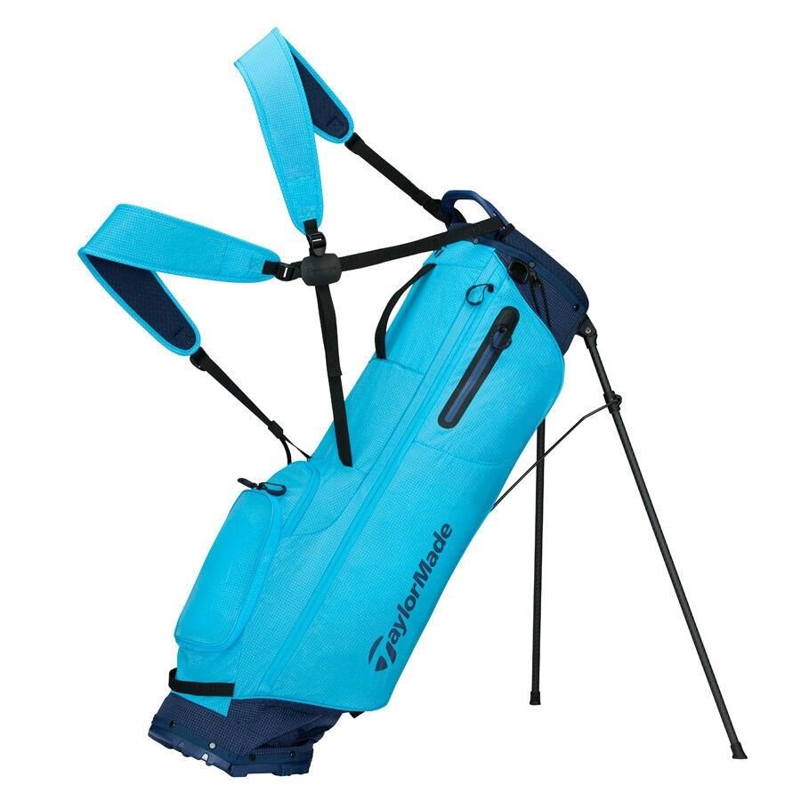 TaylorMade FlexTech Super Lite stand bag, cyan/tmavě modrý