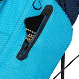 TaylorMade FlexTech Super Lite stand bag, cyan/tmavě modrý