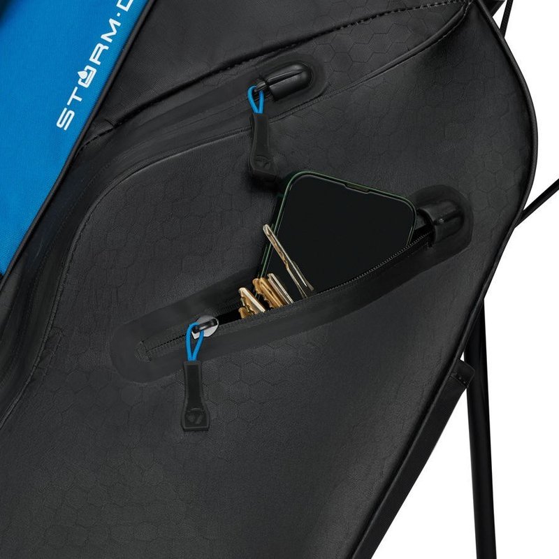 TaylorMade Storm-Dry Waterproof stand bag, černo/modrý