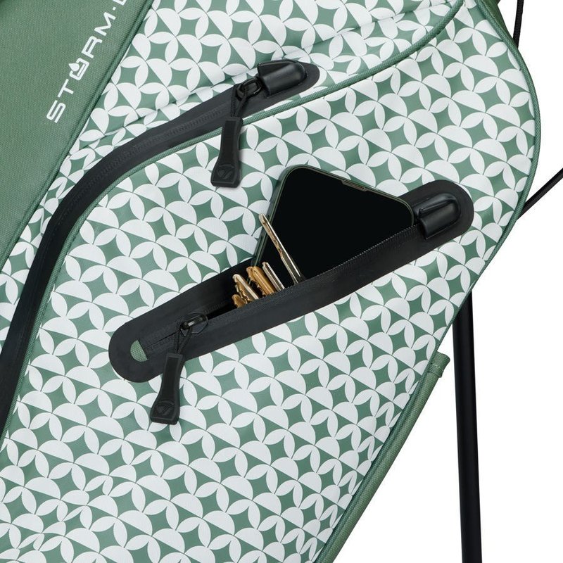 TaylorMade Storm-Dry Waterproof stand bag, heritage icon dark sage