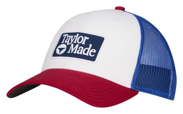 TaylorMade Radar Legacy Trucker pánská kšiltovka, červená/bílá/modrá