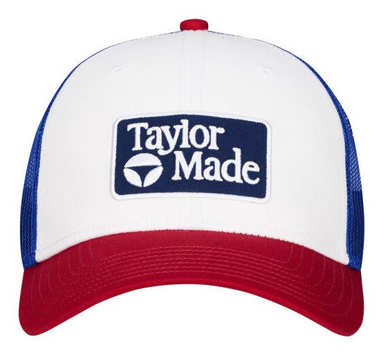 TaylorMade Radar Legacy Trucker pánská kšiltovka, červená/bílá/modrá