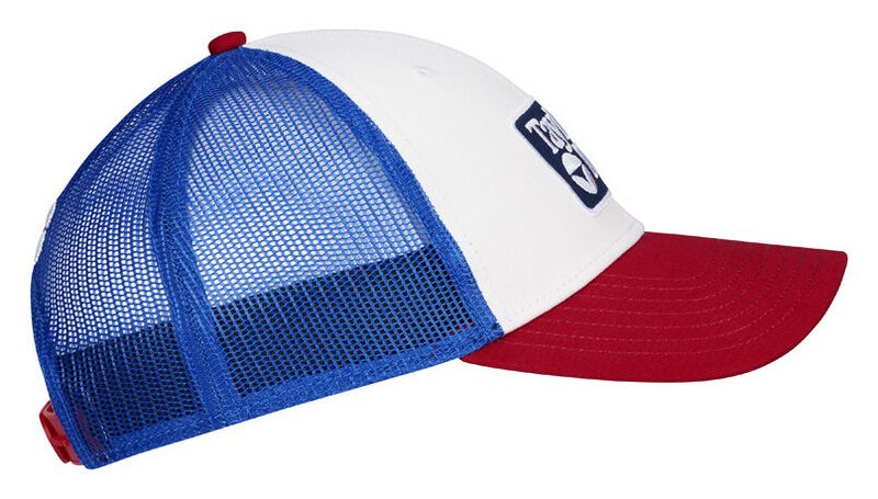 TaylorMade Radar Legacy Trucker pánská kšiltovka, červená/bílá/modrá