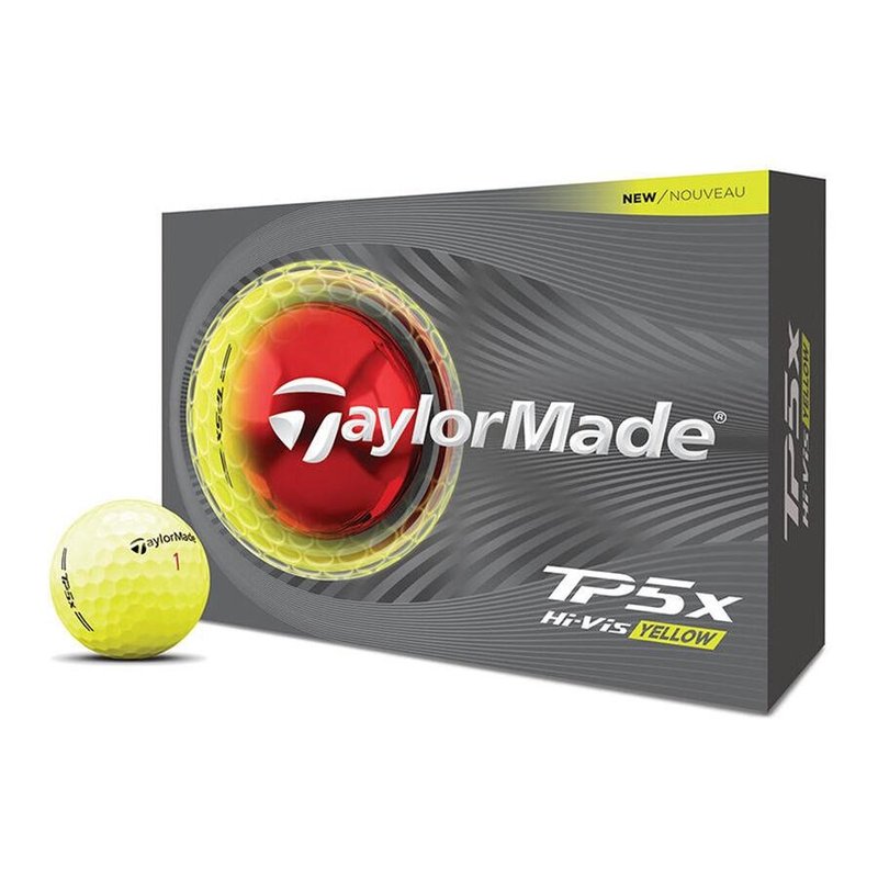 TaylorMade TP5x golfové míčky, žluté