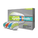 TaylorMade Tour Response Stripe Neon Multi golfové míčky