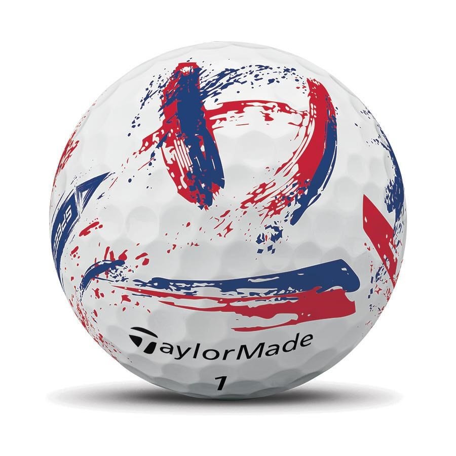 TaylorMade SpeedSoft Ink Blue/Red golfové míčky
