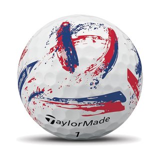 TaylorMade SpeedSoft Ink Blue/Red golfové míčky