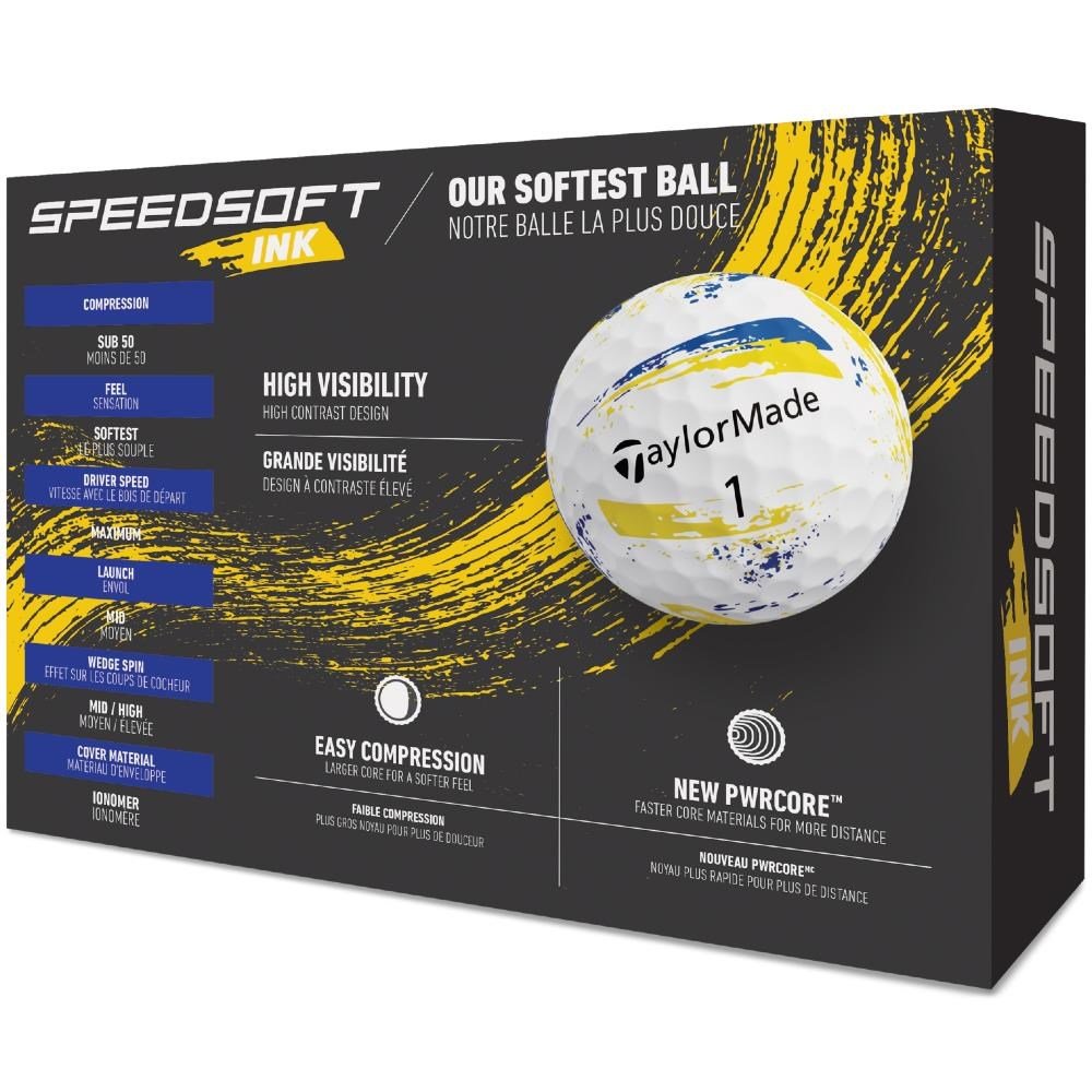TaylorMade SpeedSoft Ink golfové míčky