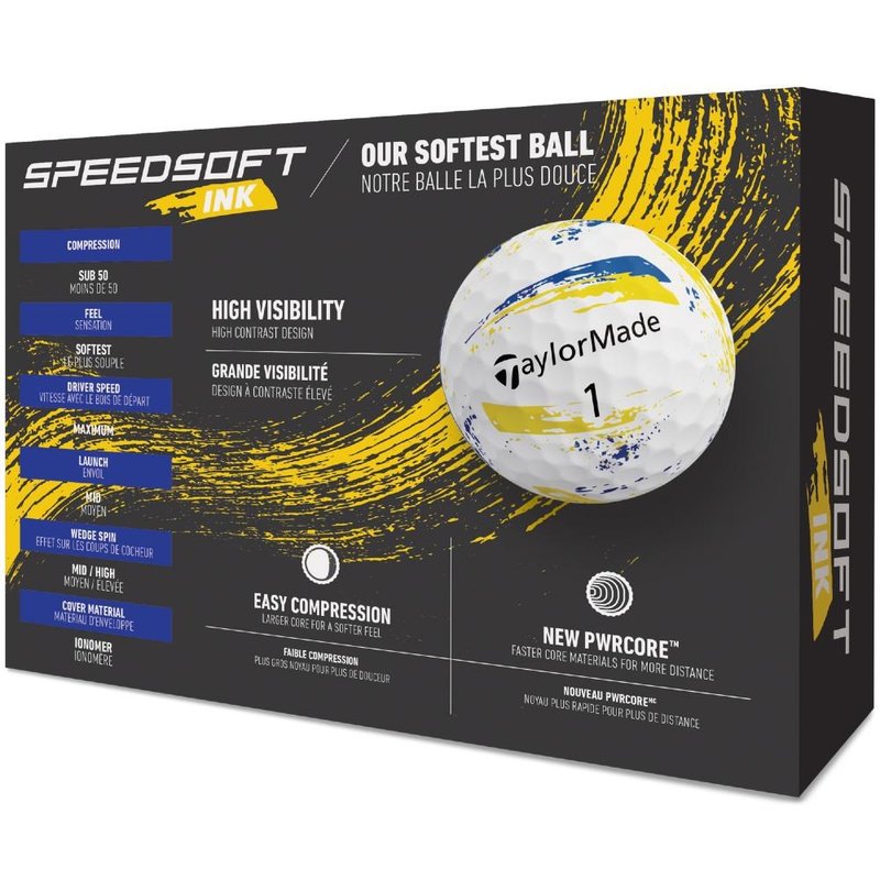 TaylorMade SpeedSoft Ink golfové míčky