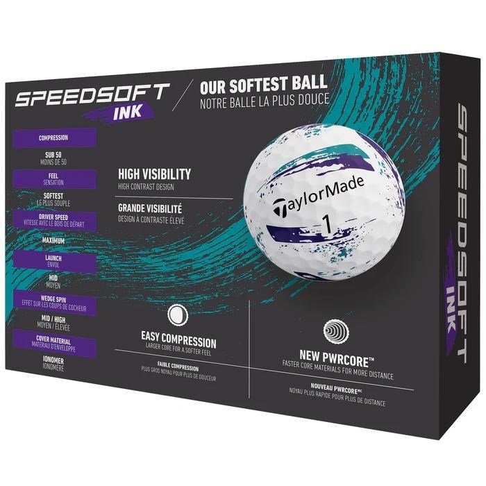 TaylorMade SpeedSoft Ink golfové míčky