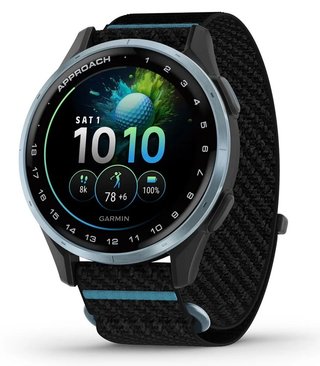 Garmin Approach J1 dětské golfové hodinky, černé/azure aluminium
