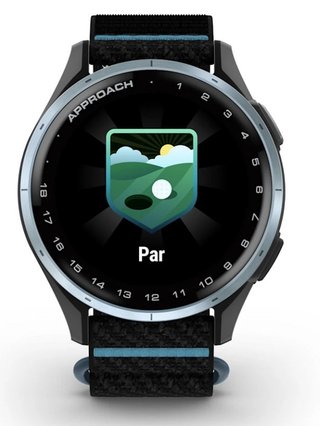Garmin Approach J1 dětské golfové hodinky, černé/azure aluminium