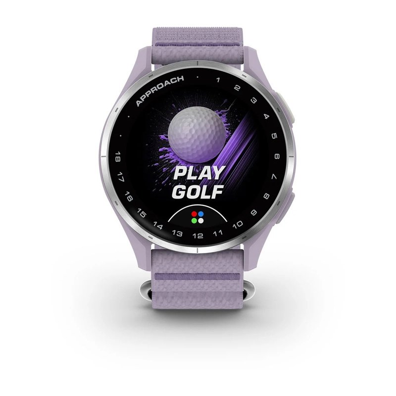 Garmin Approach J1 dětské golfové hodinky, lilac/silver aluminium