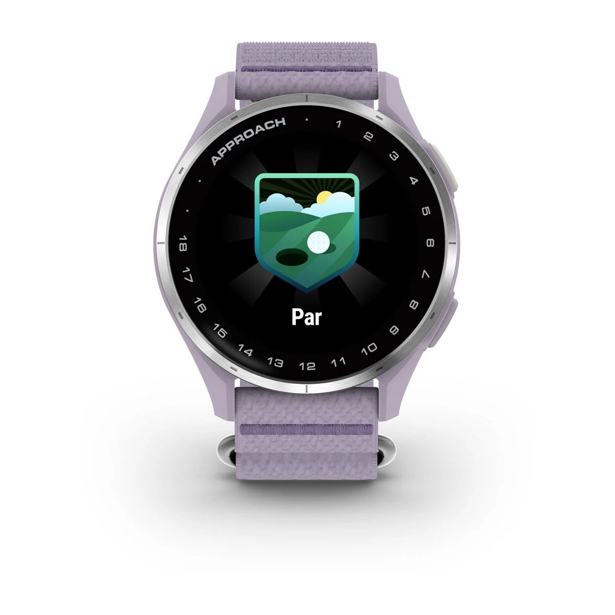 Garmin Approach J1 dětské golfové hodinky, lilac/silver aluminium