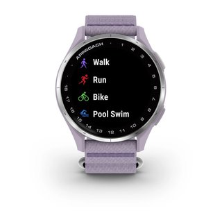 Garmin Approach J1 dětské golfové hodinky, lilac/silver aluminium