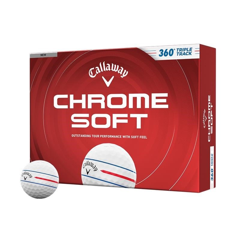 Callaway Chrome Soft 360 Triple Track golfové míčky