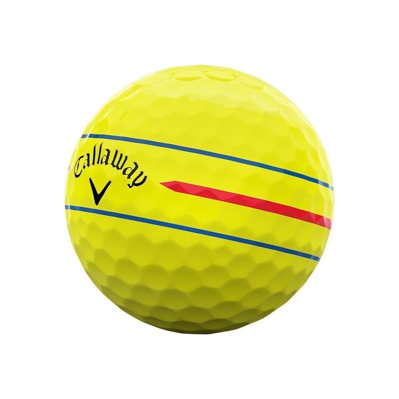 Callaway Chrome Soft 360 Triple Track golfové míčky, žluté