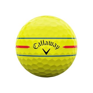 Callaway Chrome Soft 360 Triple Track golfové míčky, žluté