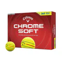 Callaway Chrome Soft 360 Triple Track golfové míčky, žluté