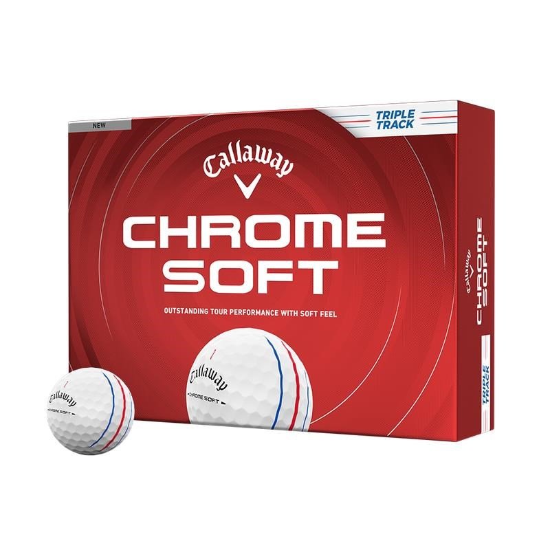 Callaway Chrome Soft Triple Track golfové míčky