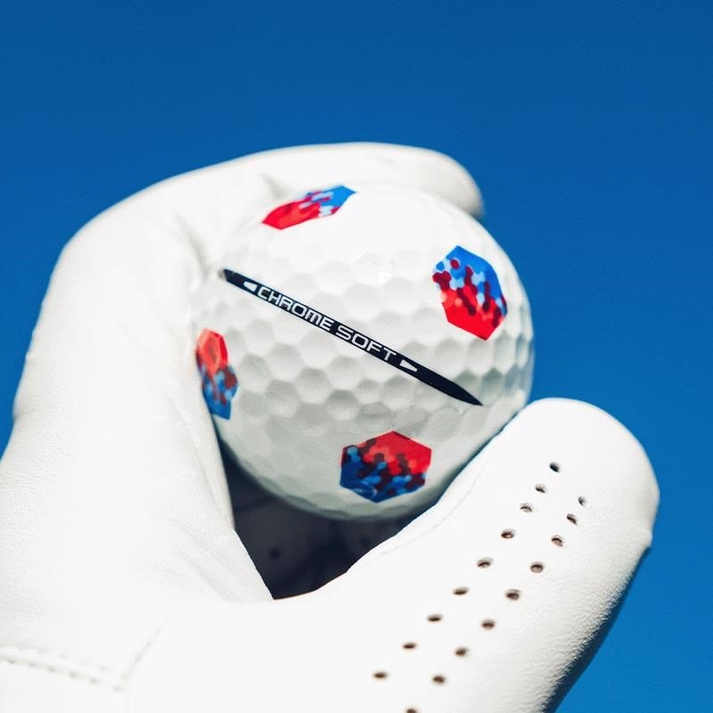 Callaway Chrome Soft TruTrack Blue/Red golfové míčky