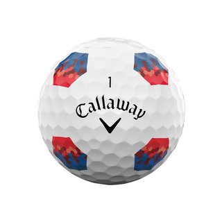 Callaway Chrome Soft TruTrack Blue/Red golfové míčky