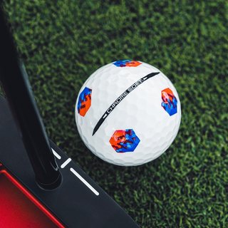Callaway Chrome Soft TruTrack Blue/Red golfové míčky
