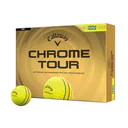 Callaway Chrome Tour Triple Track golfové míčky, žluté