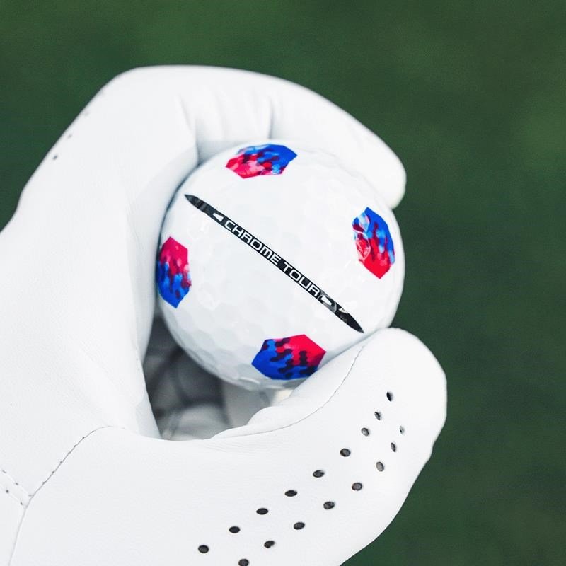 Callaway Chrome Tour TruTrack Blue/Red golfové míčky