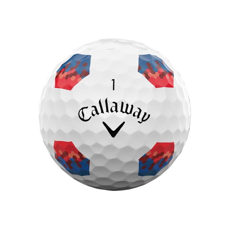 Callaway Chrome Tour TruTrack Blue/Red golfové míčky