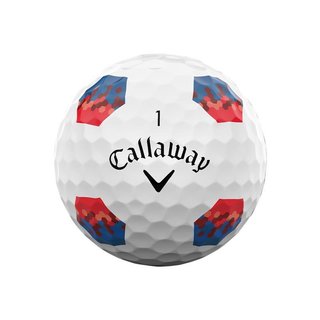 Callaway Chrome Tour TruTrack Blue/Red golfové míčky