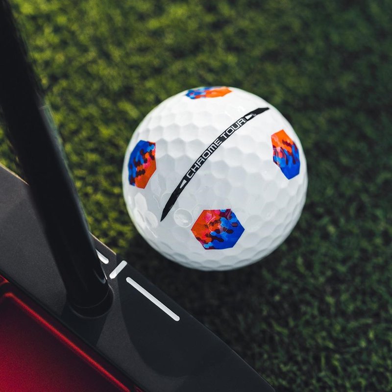 Callaway Chrome Tour TruTrack Blue/Red golfové míčky