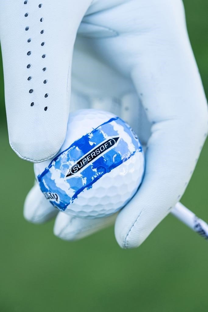 LIMITED - Callaway Supersoft golfové míčky, DISTRESSED BLUE STRIPE