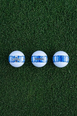 LIMITED - Callaway Supersoft golfové míčky, DISTRESSED BLUE STRIPE