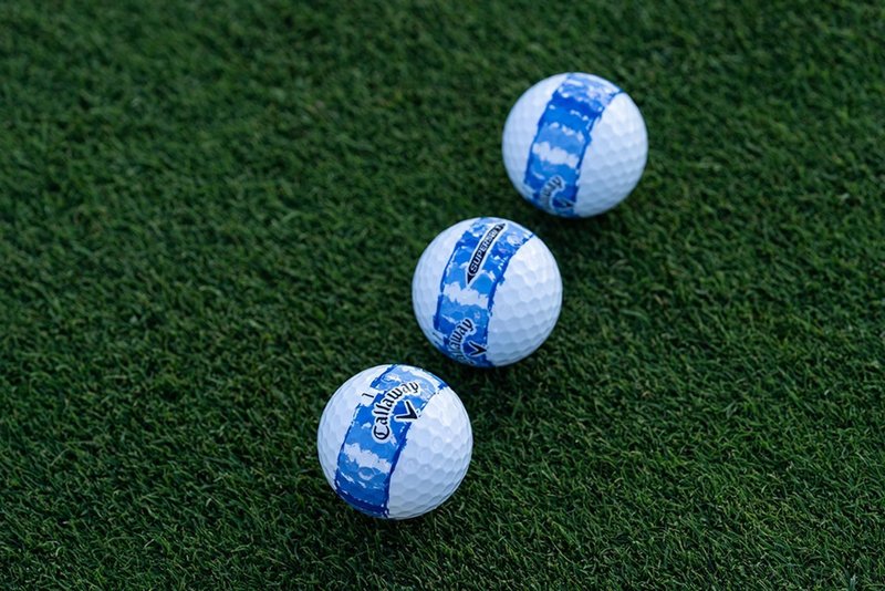 LIMITED - Callaway Supersoft golfové míčky, DISTRESSED BLUE STRIPE