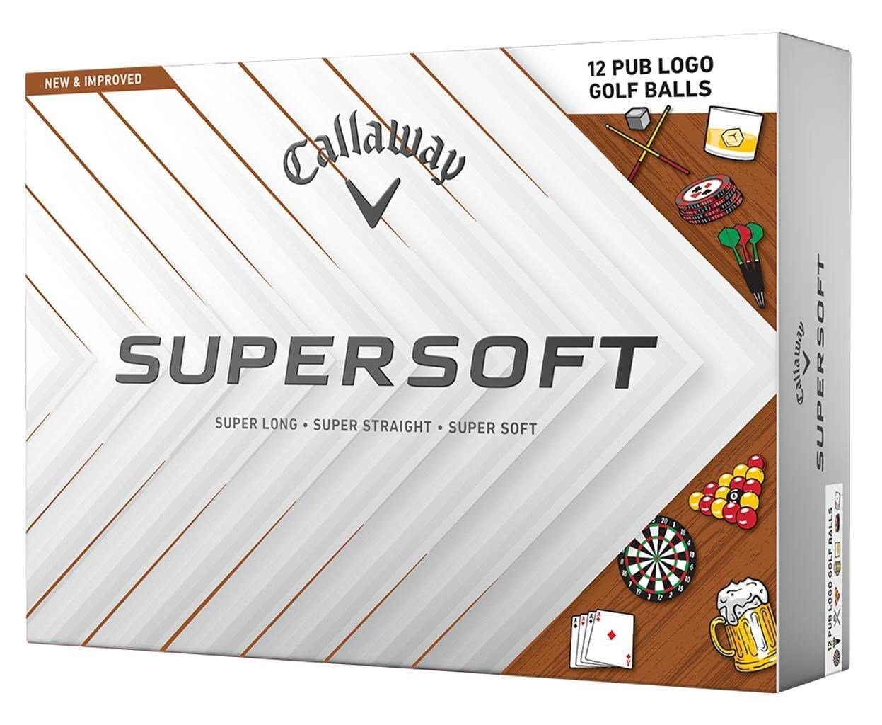 LIMITED - Callaway Supersoft golfové míčky, PUB