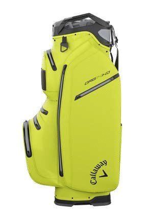 Callaway ORG 14 HD cart bag, fluorescent yellow