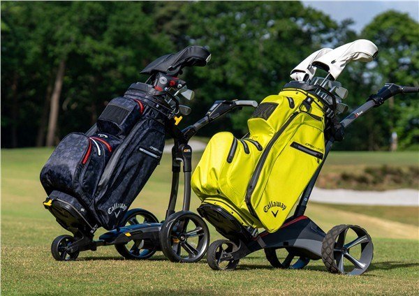 Callaway ORG 14 HD cart bag, fluorescent yellow