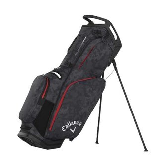 Callaway Fairway 14HD stand bag, black camo/red