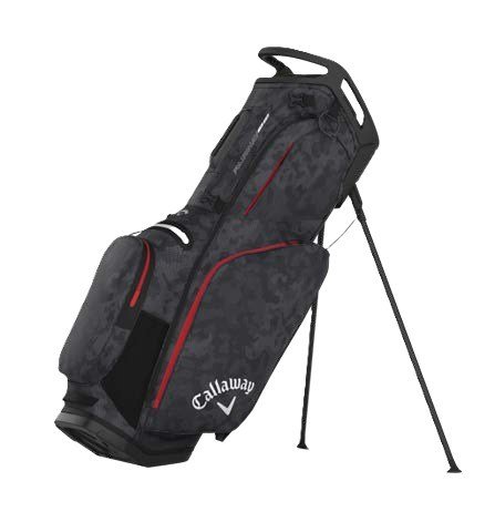 Callaway Fairway 14HD stand bag, black camo/red