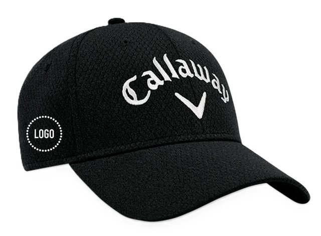 Callaway Performance Side Crest Structured logo kšiltovka, černá