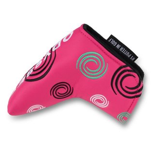 Odyssey Tour Swirl Blade putter kryt hlavy, růžový