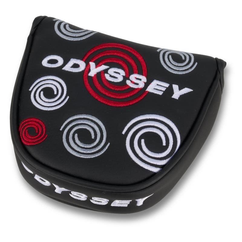 Odyssey Swirl Mallet putter kryt hlavy, černý