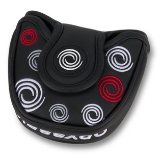 Odyssey Swirl Mallet putter kryt hlavy, černý