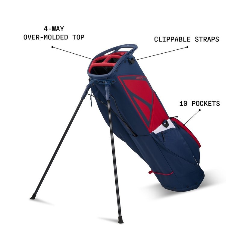 Ogio Featherlite stand bag, poker