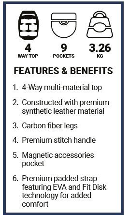 Ogio Shadow stand bag, cabernet