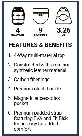 Ogio Shadow stand bag, tmavě modrý